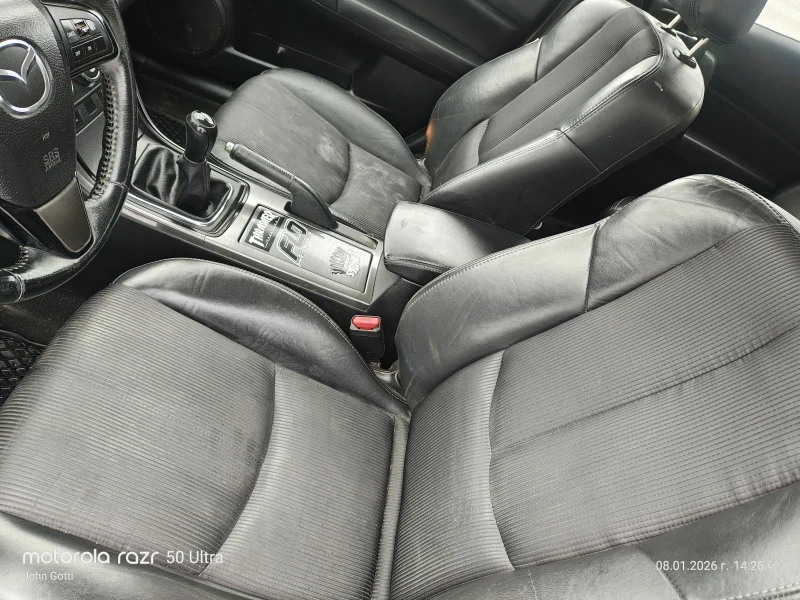 Mazda 6 FASSE, 129 k.c. 2011г. 6 скорости !!! Промоция !!!, снимка 12 - Автомобили и джипове - 53035161