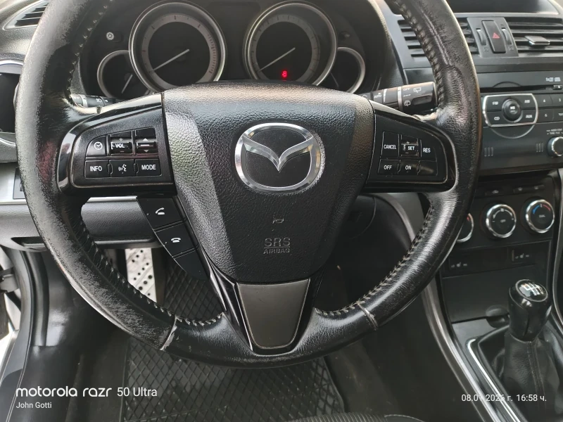 Mazda 6 FASSE, 129 k.c. 2011г. 6 скорости !!! Промоция !!!, снимка 14 - Автомобили и джипове - 53035161
