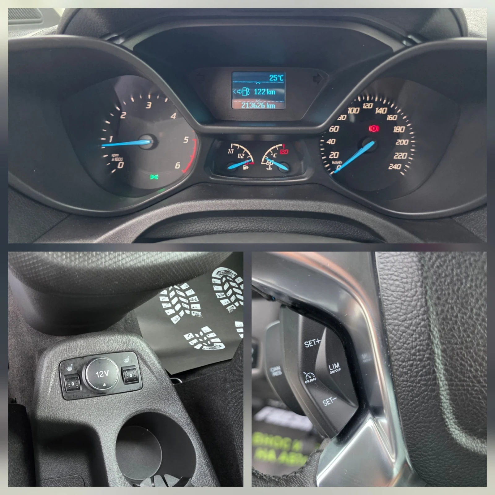 Ford Connect МАКСИ 1.6 TDCI 120 К.С. ЕВРО 6 / КЛИМАТРОНИК , снимка 14 - Автомобили и джипове - 54525325