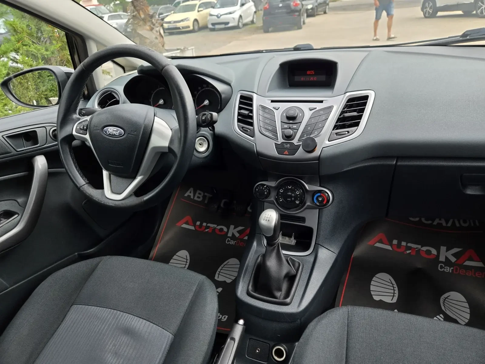Ford Fiesta 1.2i-60кс= КЛИМАТИК= EURO 5A, снимка 13 - Автомобили и джипове - 54743158