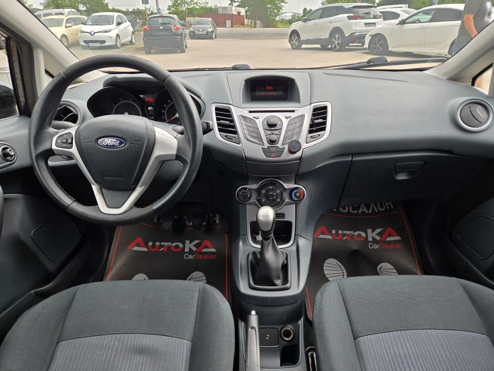 Ford Fiesta 1.2i-60кс= КЛИМАТИК= EURO 5A, снимка 12 - Автомобили и джипове - 54743158