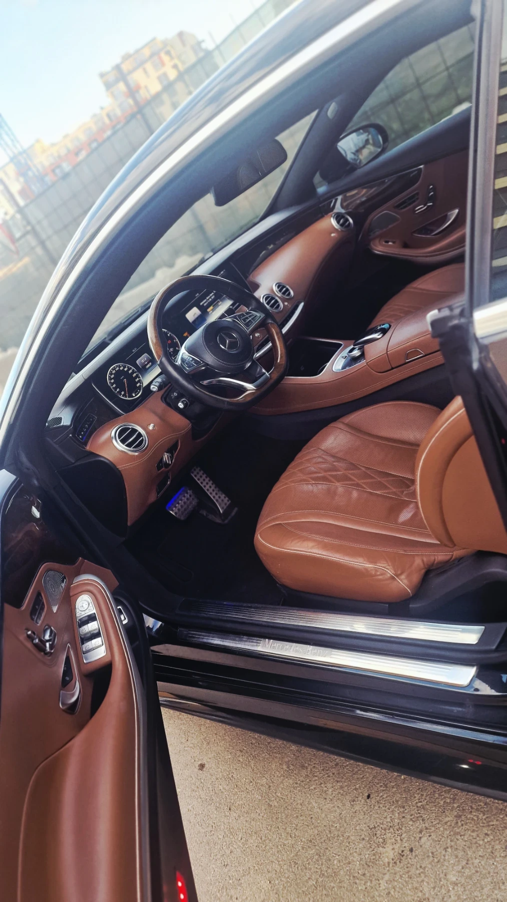 Mercedes-Benz S 500 S500 (s63 Optik) Burmaster, 360 Kamera, Night visi, снимка 7 - Автомобили и джипове - 55413972