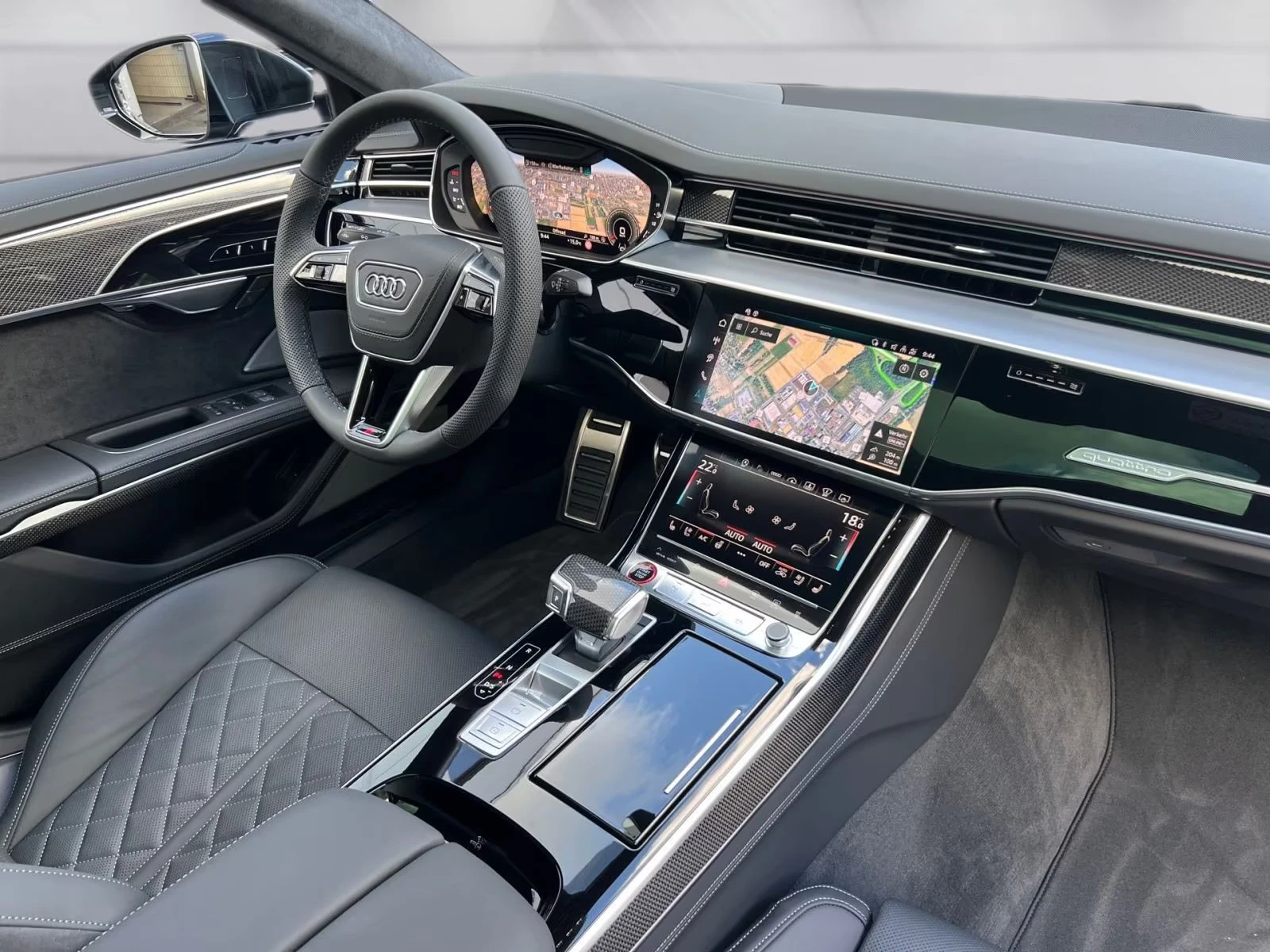 Audi S8 V8/571HP/PANO/HUD/MATRIX/360/QUATTRO/785v | Mobile.bg   11