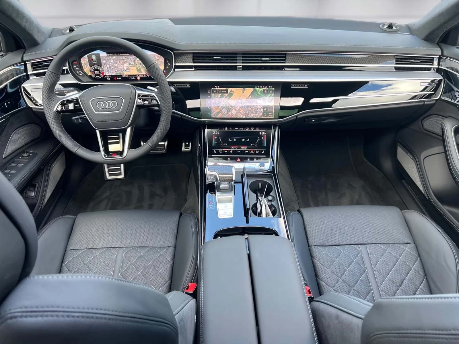 Audi S8 V8/571HP/PANO/HUD/MATRIX/360/QUATTRO/785v - изображение 10