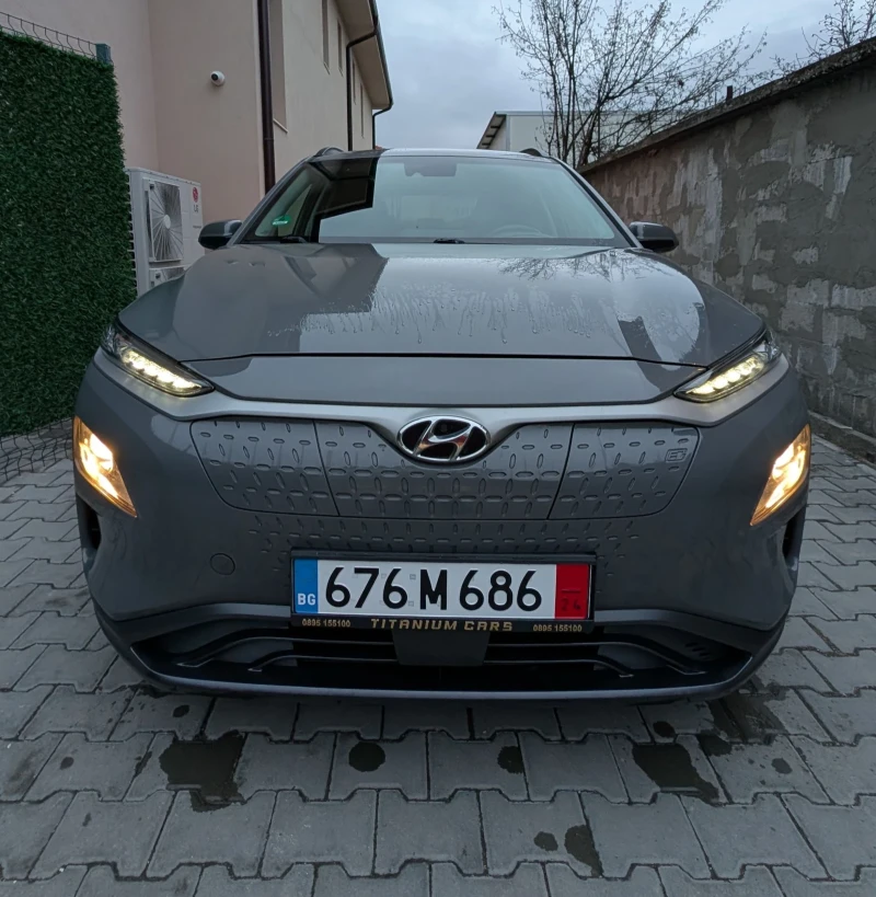 Hyundai Kona 64kWh Head Up/Keyless/Camera/Krell/Дистроник, снимка 1 - Автомобили и джипове - 48136593