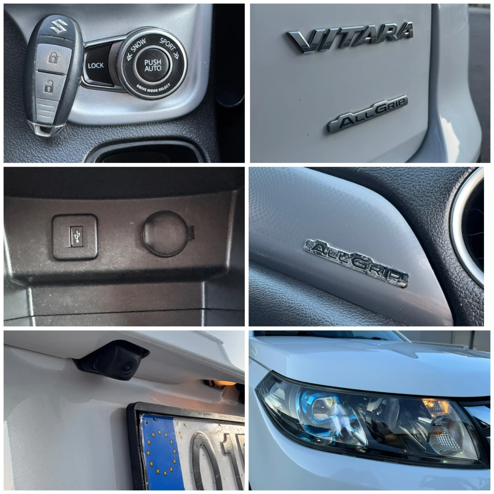 Suzuki Vitara 1.6D 120k.c. ALL GRIP * Navi * Кожа * Алкантара, снимка 14 - Автомобили и джипове - 55135160