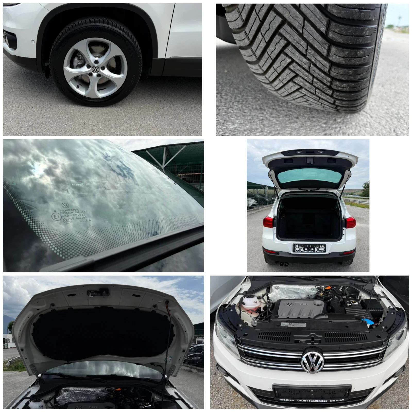 VW Tiguan 2.0-TDI-4x4-HIGHLINE-143.000km-РЕАЛНИ-АВТОМАТ-НОВ, снимка 17 - Автомобили и джипове - 55140590