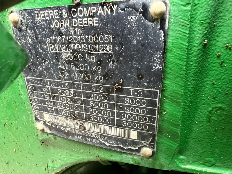 Трактор John Deere 7310R лизинг с първоначална вноска 20%, снимка 17 - Селскостопанска техника - 49173775