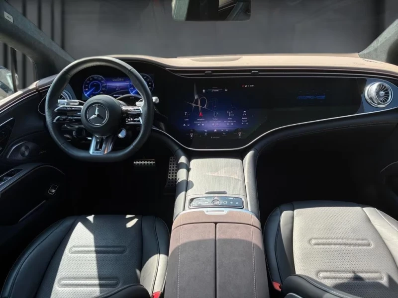 Mercedes-Benz EQS 53/AMG/658HP/PANO/DISTR./BURM/MEMO/AHK/360/341gpr, снимка 9 - Автомобили и джипове - 51755346