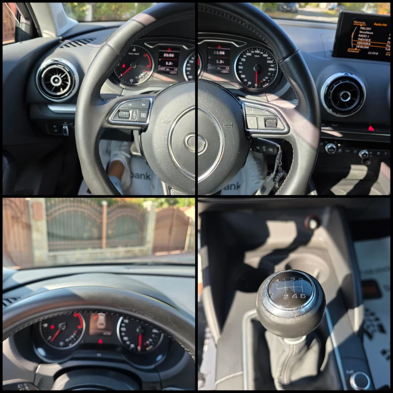 Audi A3 2.0TDI/SPORT-LINE/LED/ALCANTAR/РЕАЛНИ КМ/, снимка 8 - Автомобили и джипове - 52156750
