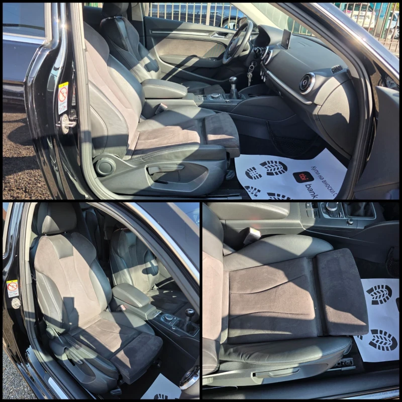Audi A3 2.0TDI/SPORT-LINE/LED/ALCANTAR/РЕАЛНИ КМ/, снимка 6 - Автомобили и джипове - 52156750