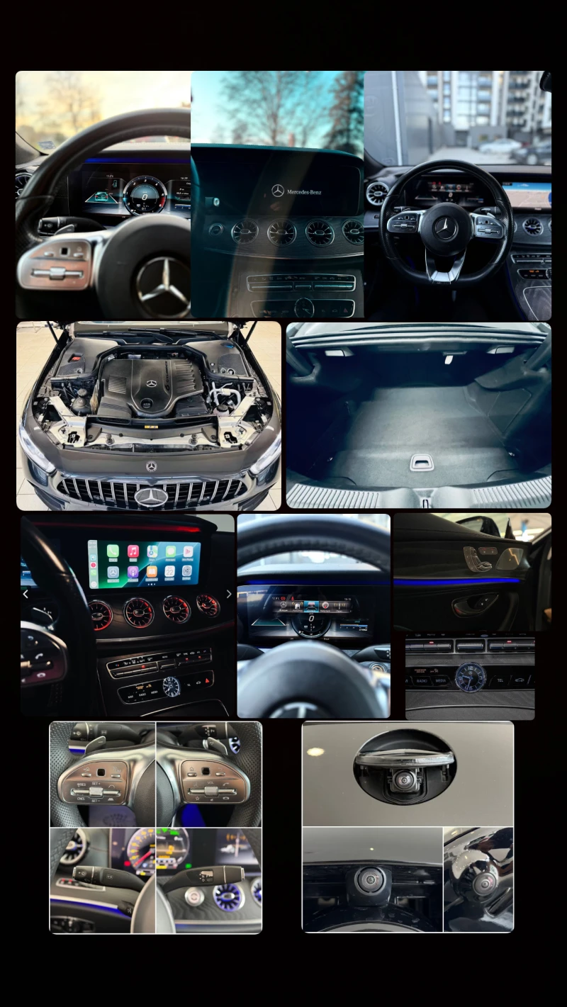 Mercedes-Benz CLS CLS 350 /4MAT&#304;C/ AMG / 9 G-tronic, снимка 17 - Автомобили и джипове - 52754022