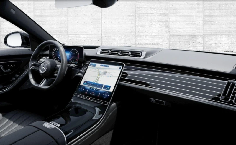 Mercedes-Benz S 450 d/AMG/4M/LONG/NIGHT/BURM/MANUFAKTUR/HEAD UP/360/, снимка 8 - Автомобили и джипове - 53348436