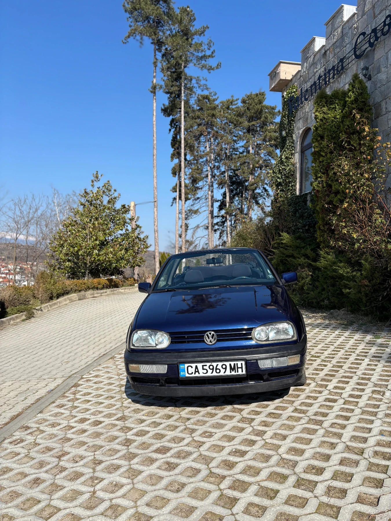 VW Golf Cabrio 1.8   Mauritius Blue   Carmann, снимка 6 - Автомобили и джипове - 53935827