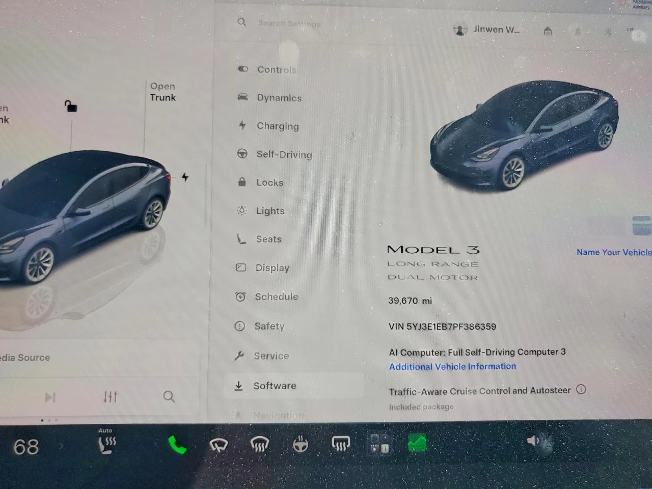 Tesla Model 3 LONG RANGE / AWD, снимка 9 - Автомобили и джипове - 55342585