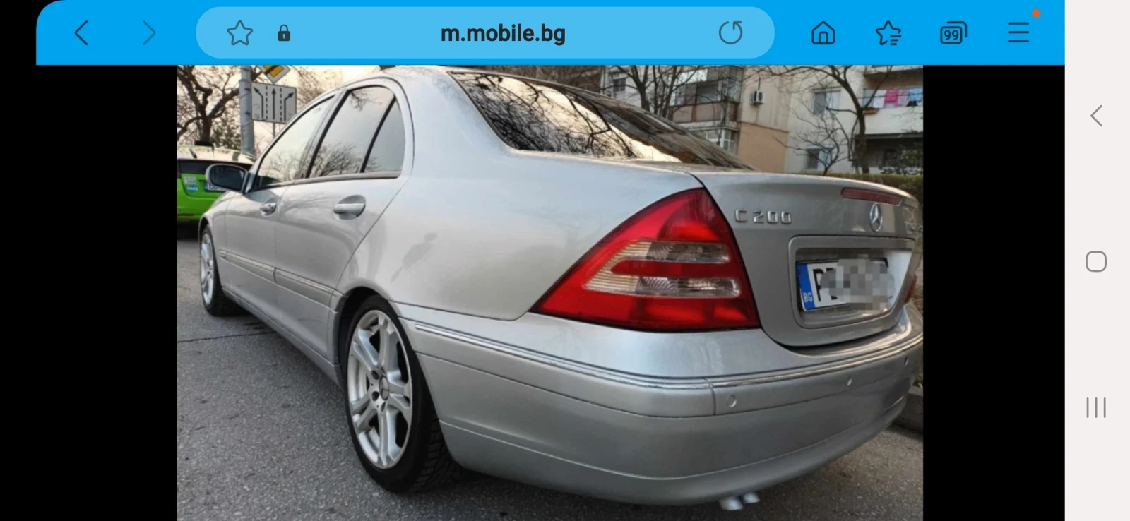 Mercedes-Benz C 200, снимка 2 - Автомобили и джипове - 56368636