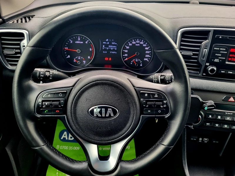 Kia Sportage 1.7 CRDI / ПЪЛНА СЕРВИЗНА ИСТОРИЯ / EURO-6B, снимка 13 - Автомобили и джипове - 53269425
