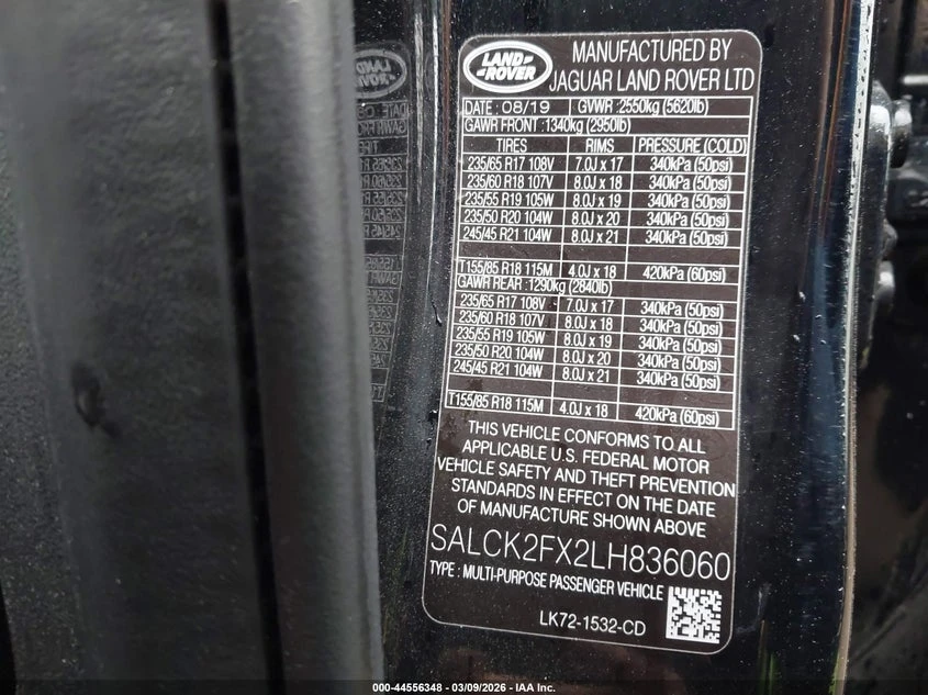 Land Rover Discovery 2.0l Sport Standard, снимка 9 - Автомобили и джипове - 54310355