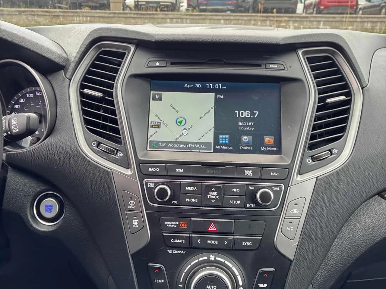 Hyundai Santa fe Luxury * ПОДГРЕВ * ОТ ПРЕДСТАВИТЕЛСТВО, снимка 11 - Автомобили и джипове - 54398119