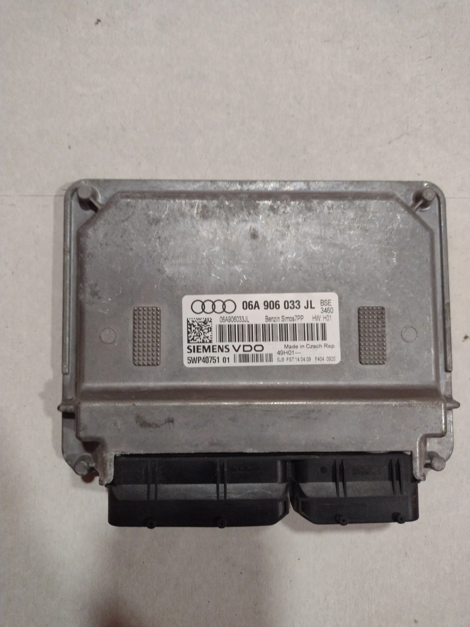 06A 906 033 JL  06A906033JL �������� �������� �� AUDI A3, 1.6i  Siemens 5WP40751 01 | Mobile.bg � ����������� 1