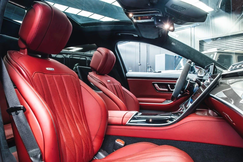 Mercedes-Benz S 63 AMG BRABUS B930/FULL CARBON/CERAMIC/BURM 4D/PANO/22/, снимка 12 - Автомобили и джипове - 50573538