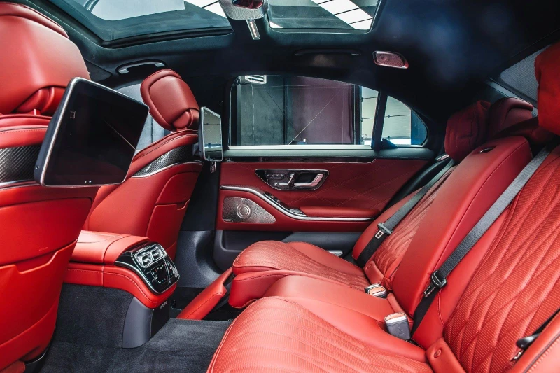 Mercedes-Benz S 63 AMG BRABUS B930/FULL CARBON/CERAMIC/BURM 4D/PANO/22/, снимка 16 - Автомобили и джипове - 50573538