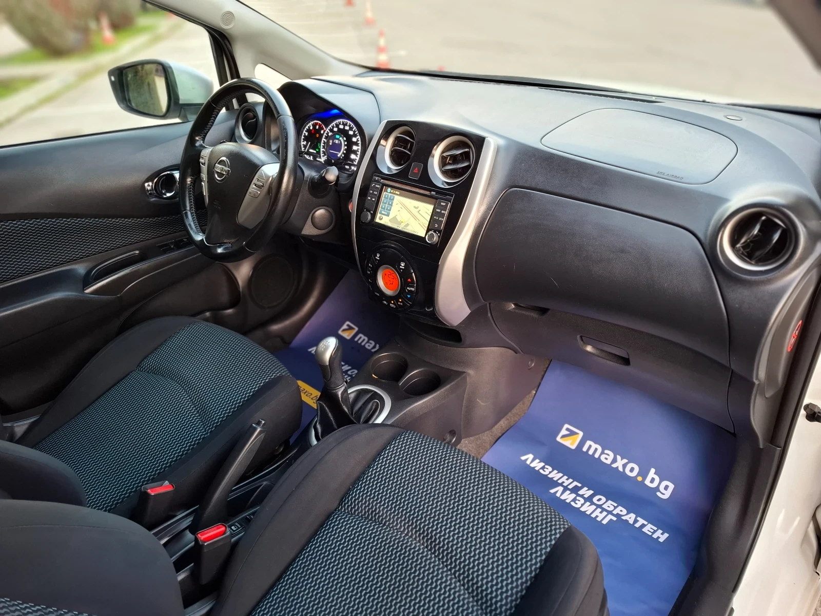 Nissan Note 1.5dCi 90hp * EURO 6 * NAVI * КАМЕРА * ЛИЗИНГ * , снимка 16 - Автомобили и джипове - 53802765