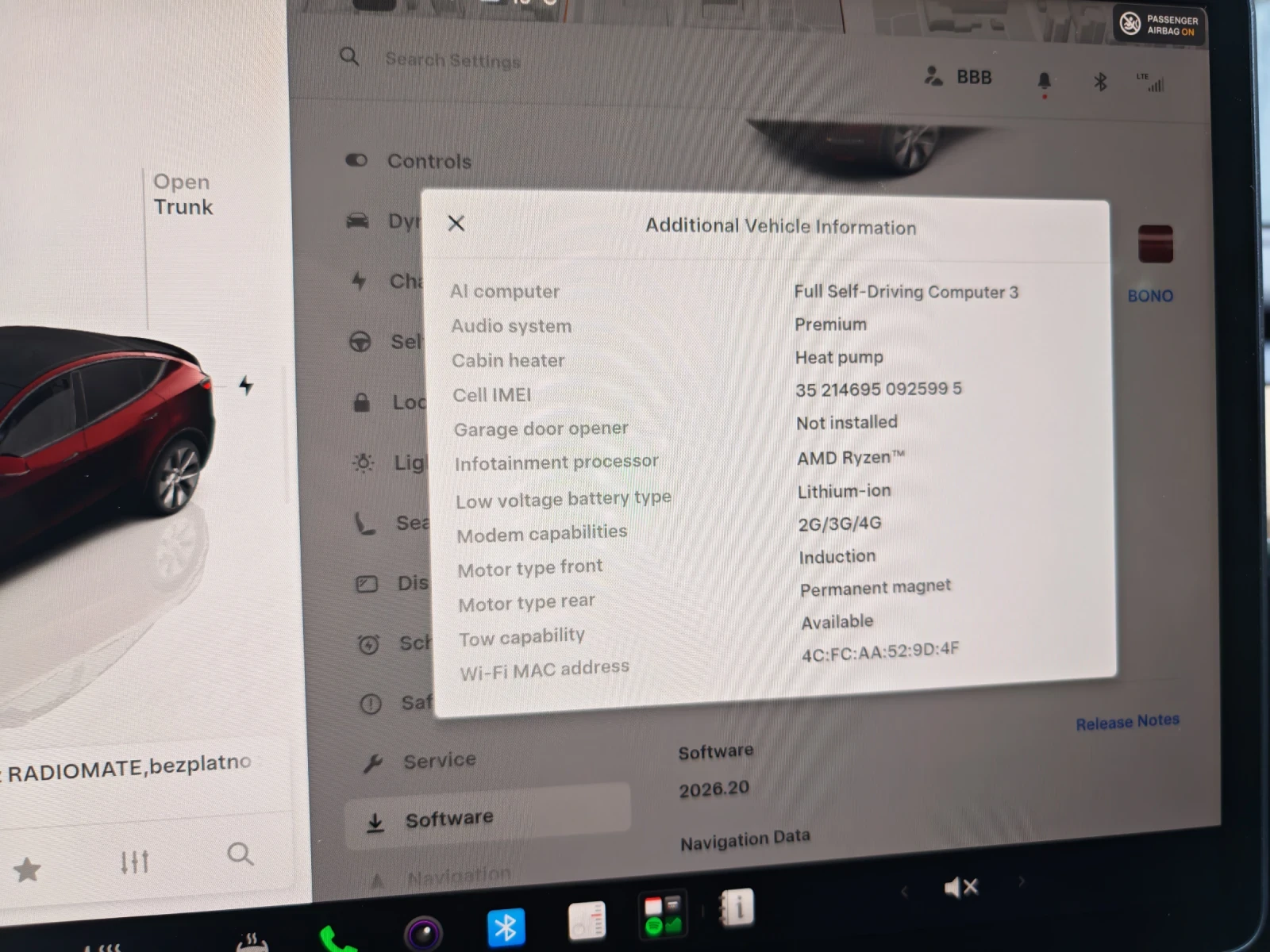 Tesla Model Y ГаранцияLONG/Европейска/Термопомпа/ryzen/FSD, снимка 14 - Автомобили и джипове - 55163313
