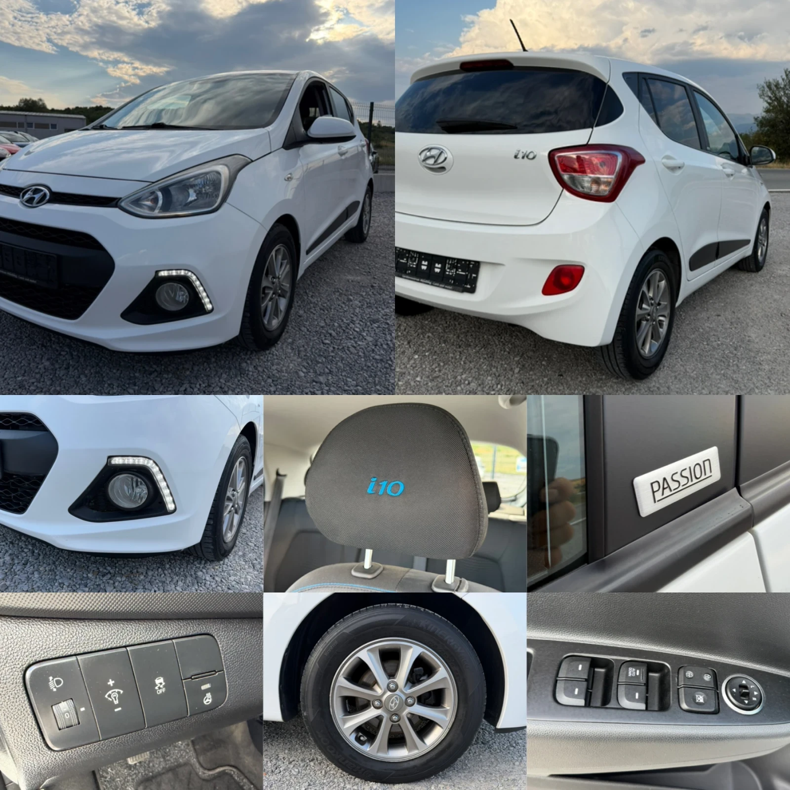 Hyundai I10 1.0i PASSION LED EURO 6 TUV COC, снимка 8 - Автомобили и джипове - 55602620