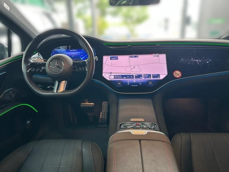 Mercedes-Benz EQS 450+ /AMG/HYPERSCREEN/AIRMATIC/BURM/PANO/TV/NIGHT/, снимка 11 - Автомобили и джипове - 50891713