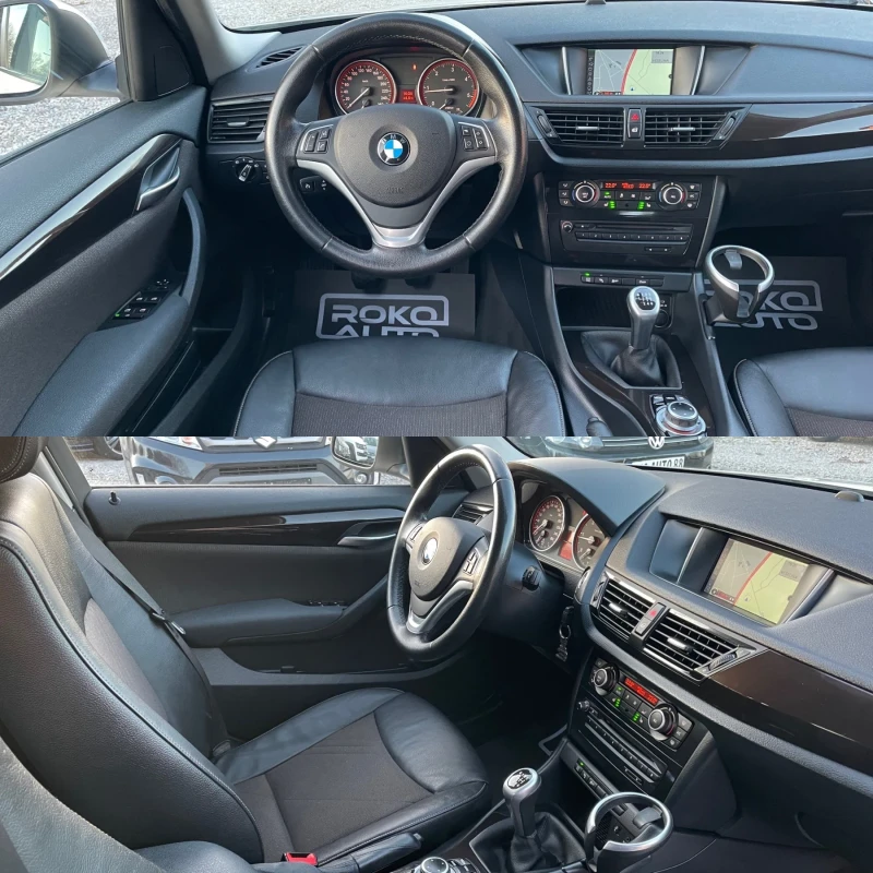 BMW X1 2.0D\NAVI\КОЖА\ПОДГРЕВ\BI XENON\FACELIFT\, снимка 11 - Автомобили и джипове - 48141984