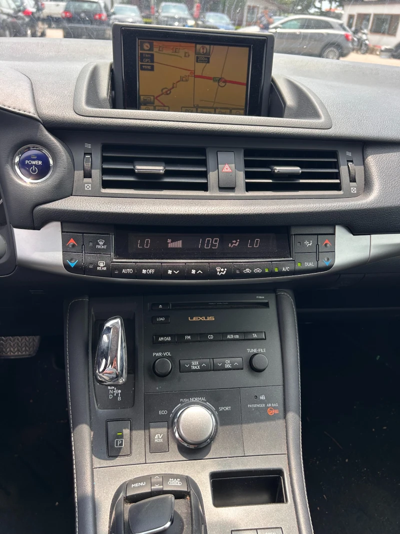 Lexus CT 200h 1.8 HYBRID AVTOMAT/NAVI/KAMERA EURO 5, снимка 12 - Автомобили и джипове - 50576145