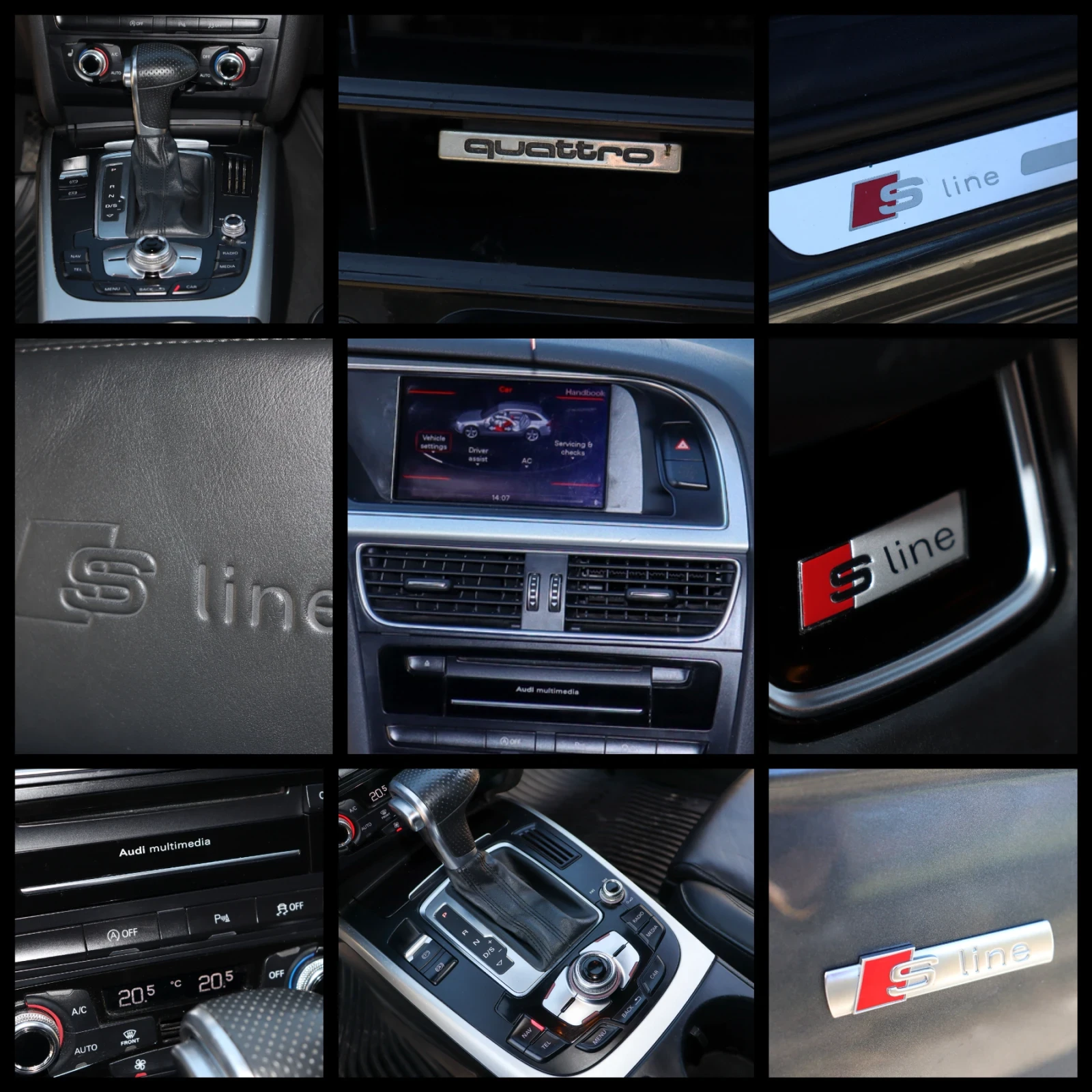 Audi A4 3.0TDI3xSline4x4Distronic, снимка 16 - Автомобили и джипове - 53867230