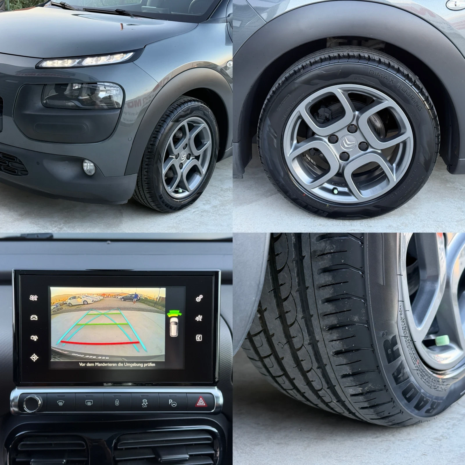 Citroen C4 Cactus 1.6HDi, LED, EURO 6B! * Панорама* KTEO OK! , снимка 17 - Автомобили и джипове - 55621737