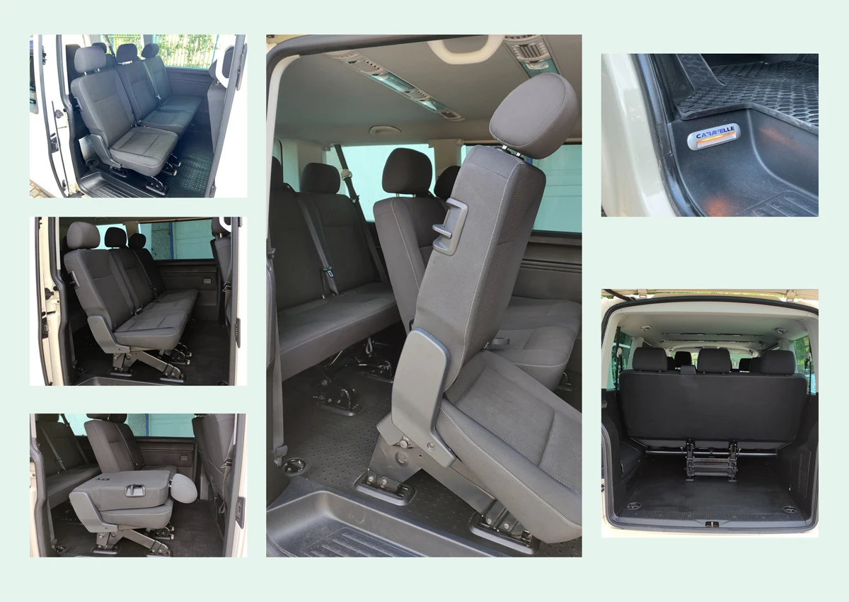 VW Caravelle 2.0 TDI 9места Германия, снимка 13 - Бусове и автобуси - 54334014