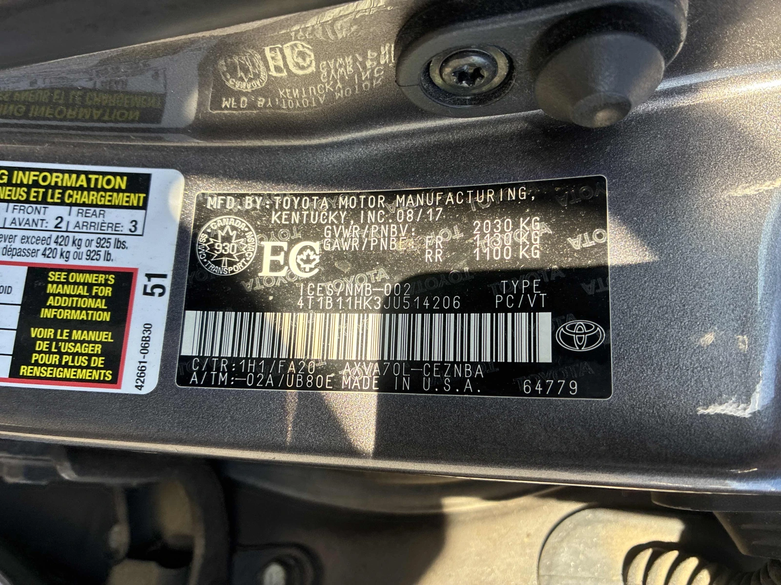 Toyota Camry Auto , Карфакс , Лизинг, снимка 10 - Автомобили и джипове - 56547197