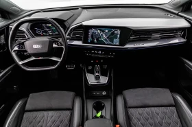 Audi Q4 45e-TRON/265HP/BLACK/PANO/HUD/CAM/MEMO/H.PUMP/912g | Auto.bg — изображение 9