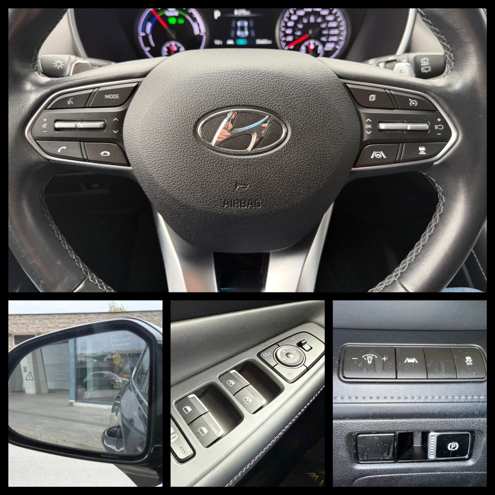 Hyundai Santa fe 6 ������ ��������/1.6 Hybrid 230�.�. 4WD Facelift | Mobile.bg � ����������� 15
