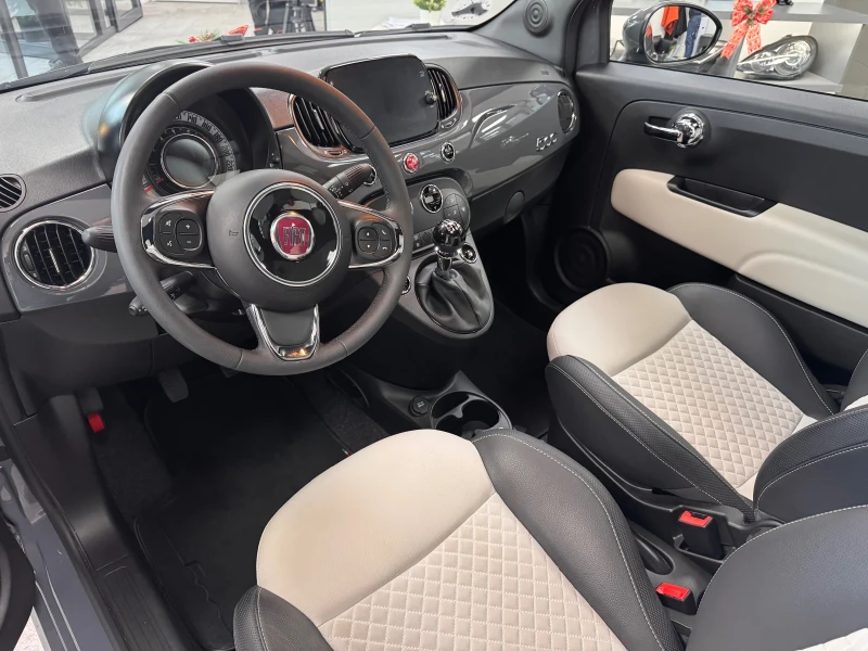 Fiat 500 Dolcevita Nardo grey Hybrid , снимка 9 - Автомобили и джипове - 48193652