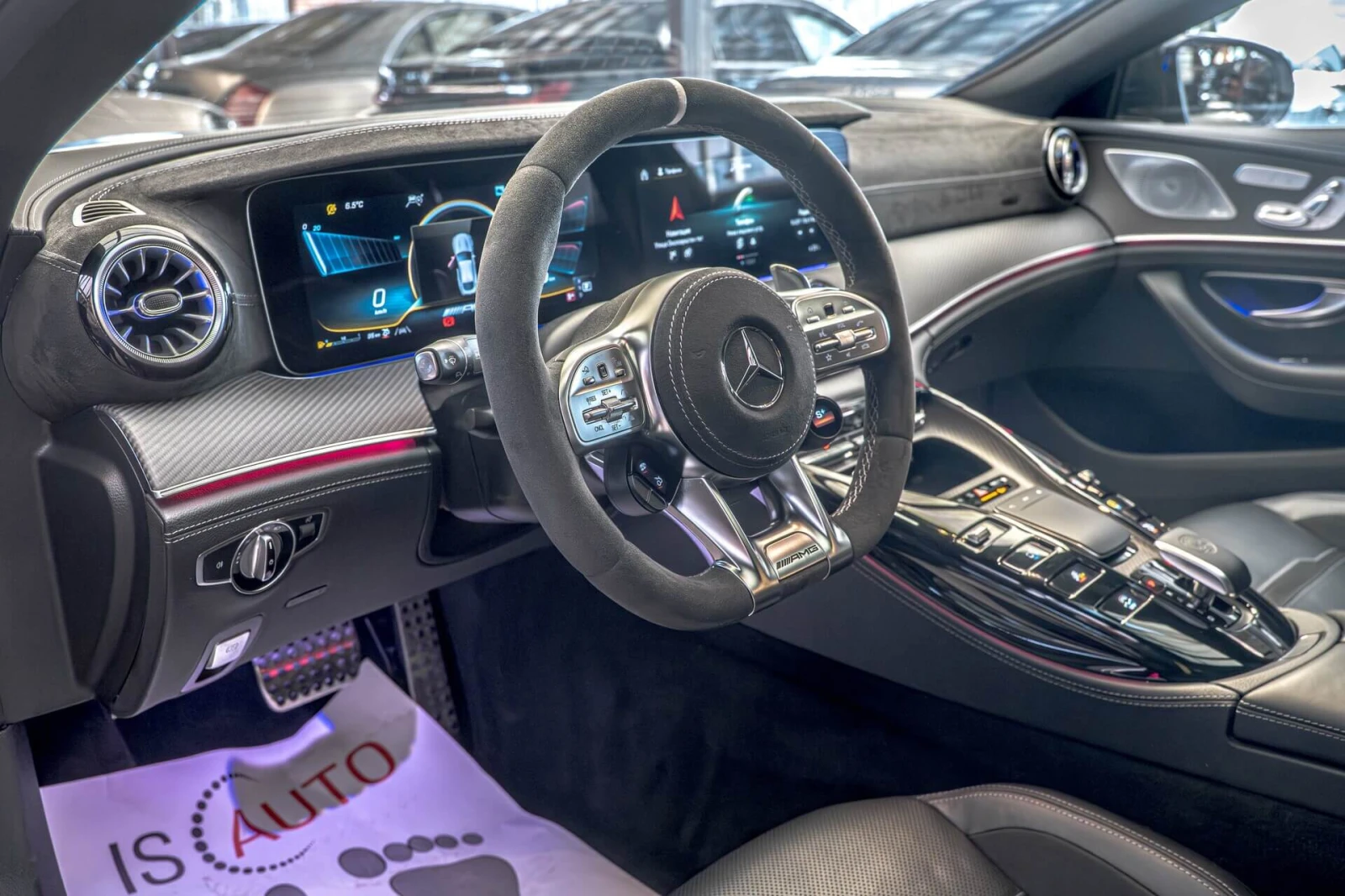 Mercedes-Benz AMG GT 63S/4Matic/Burmester/Камера/AMG Ride Control+ /Amb, снимка 7 - Автомобили и джипове - 55021374