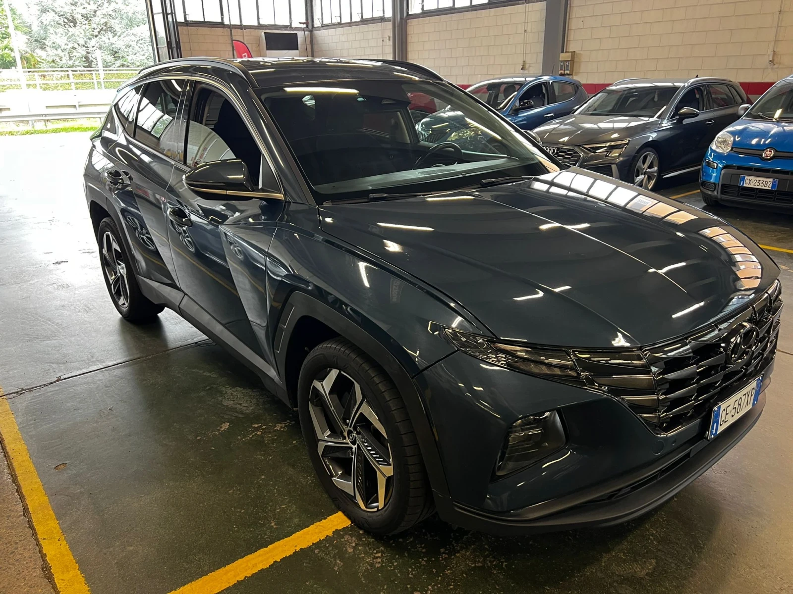 Hyundai Tucson 128400км* 1.6 HEV 180hp* ПОДГРЕВ* LED* NAVI* ЛИЗИН, снимка 4 - Автомобили и джипове - 55906019