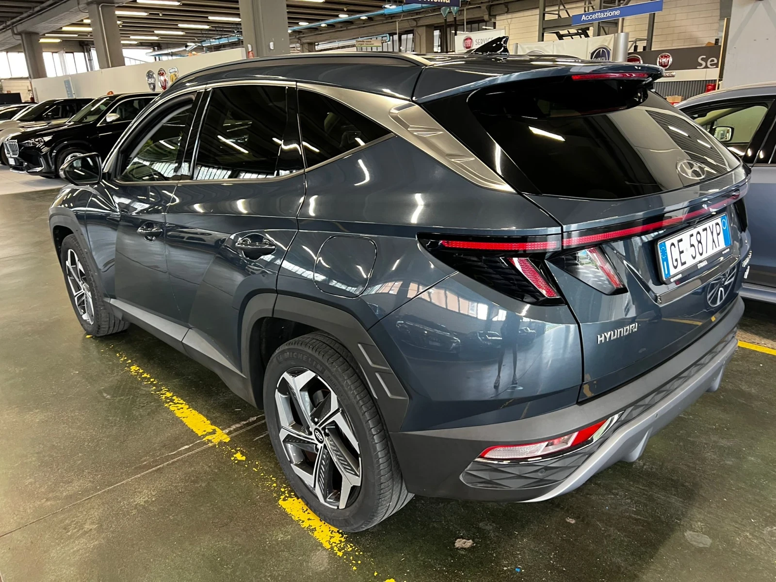 Hyundai Tucson 128400км* 1.6 HEV 180hp* ПОДГРЕВ* LED* NAVI* ЛИЗИН, снимка 8 - Автомобили и джипове - 55906019