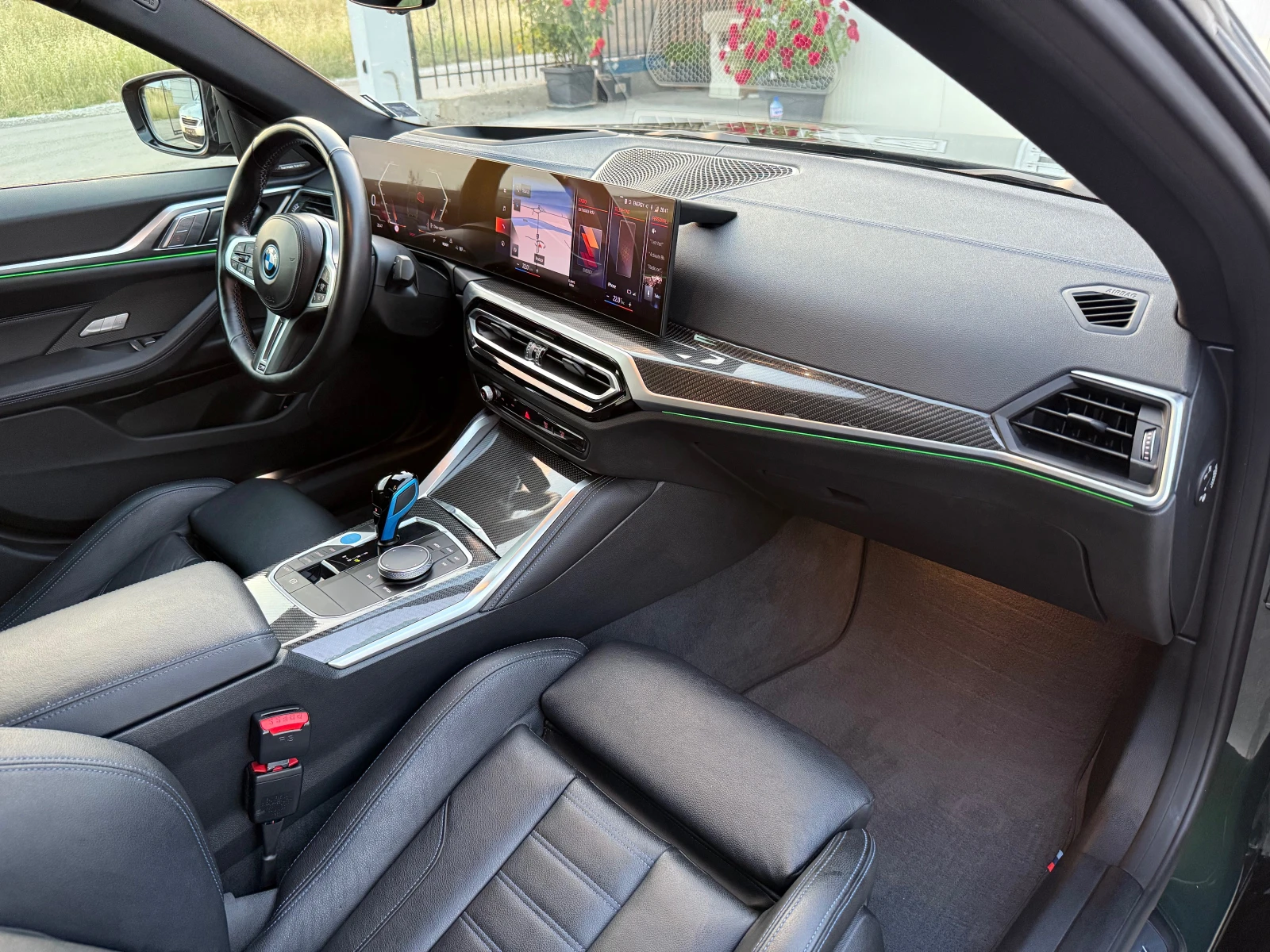 BMW i4 M50 * M-SPORT* HEAD-UP* DISTR* KEYLESS* H&K  | Mobile.bg � ����������� 13