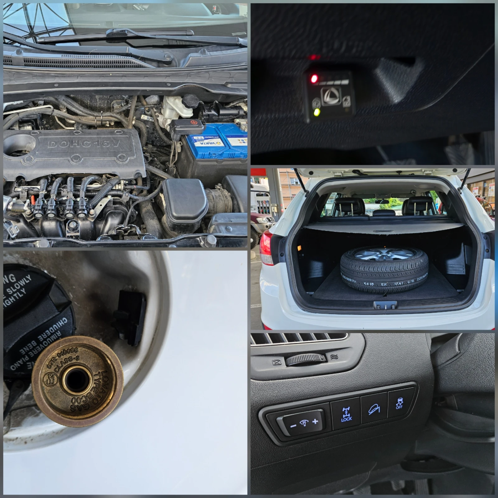 Hyundai IX35 2.0 GAZ/4X4/KLIMATRONIK/Koja, снимка 15 - Автомобили и джипове - 55240274
