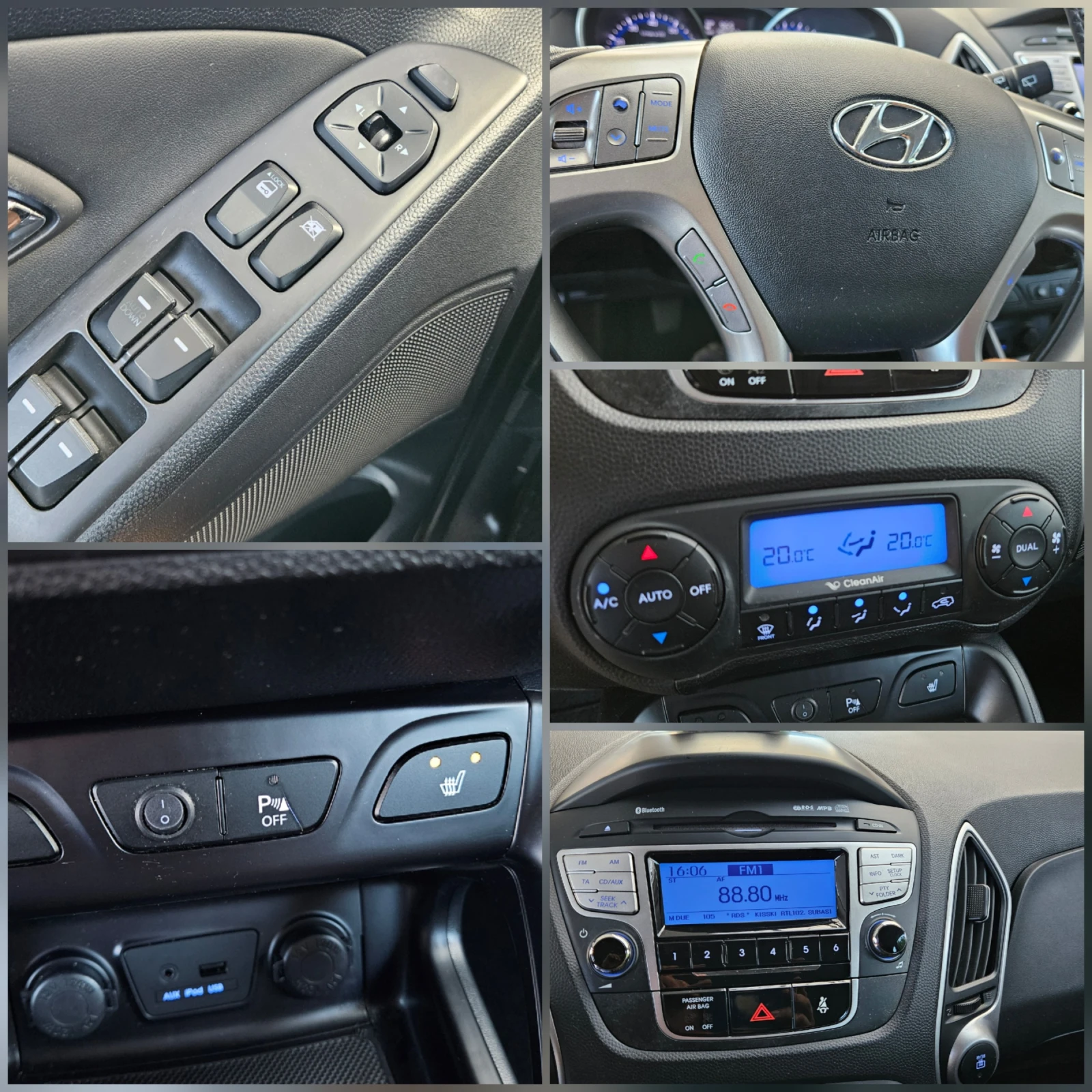 Hyundai IX35 2.0 GAZ/4X4/KLIMATRONIK/Koja, снимка 14 - Автомобили и джипове - 55240274