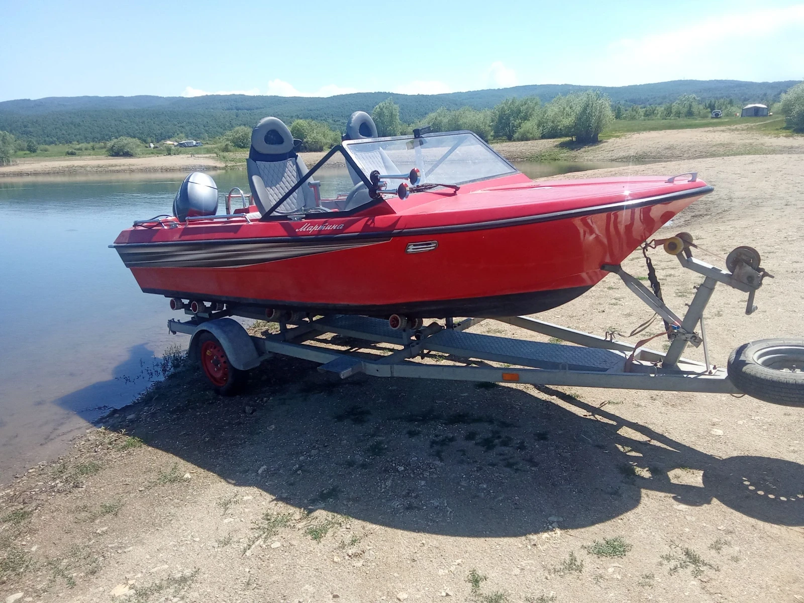 Лодка Acquaviva Лодка 4.7-1.8/Yamaha40/Регистриран колесар - изображение 7