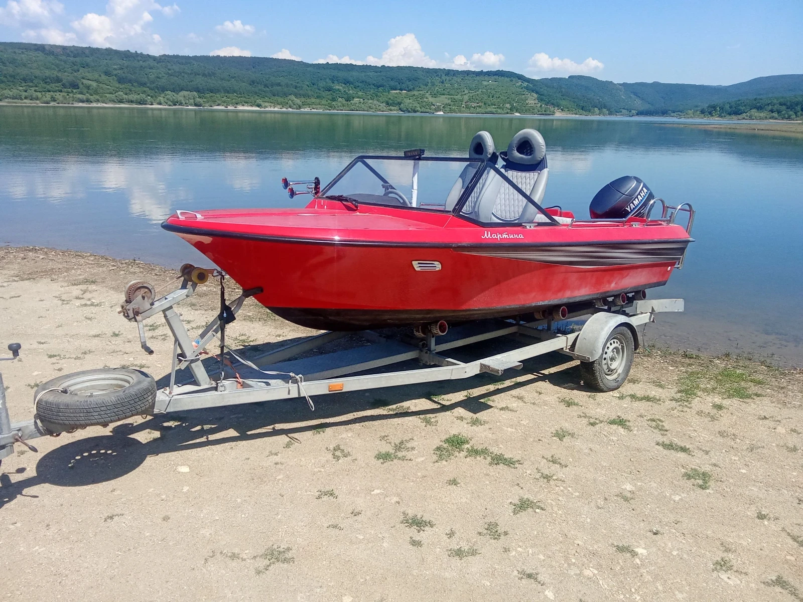Лодка Acquaviva Лодка 4.7-1.8/Yamaha40/Регистриран колесар - изображение 3