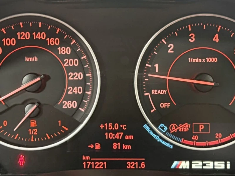 BMW 235 M235* XDRIVE* ПОДГРЕВ* КАМЕРА* КЕЙЛЕС, снимка 15 - Автомобили и джипове - 53262965