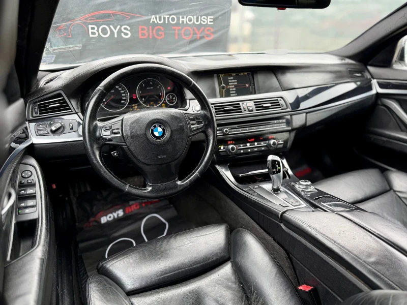 BMW 530 2.5D* БялаПерла* M-paket* F10* Кожа* Подгрев* Уник, снимка 10 - Автомобили и джипове - 53324013