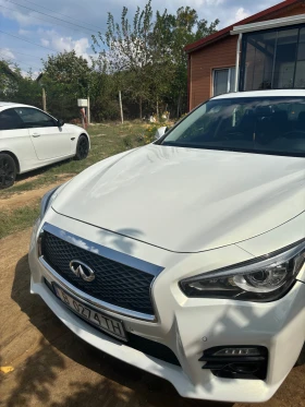 Infiniti Q50 Автомат/Автопилот/Кожа/364кс./Обслужен/Бяла перла/, снимка 4